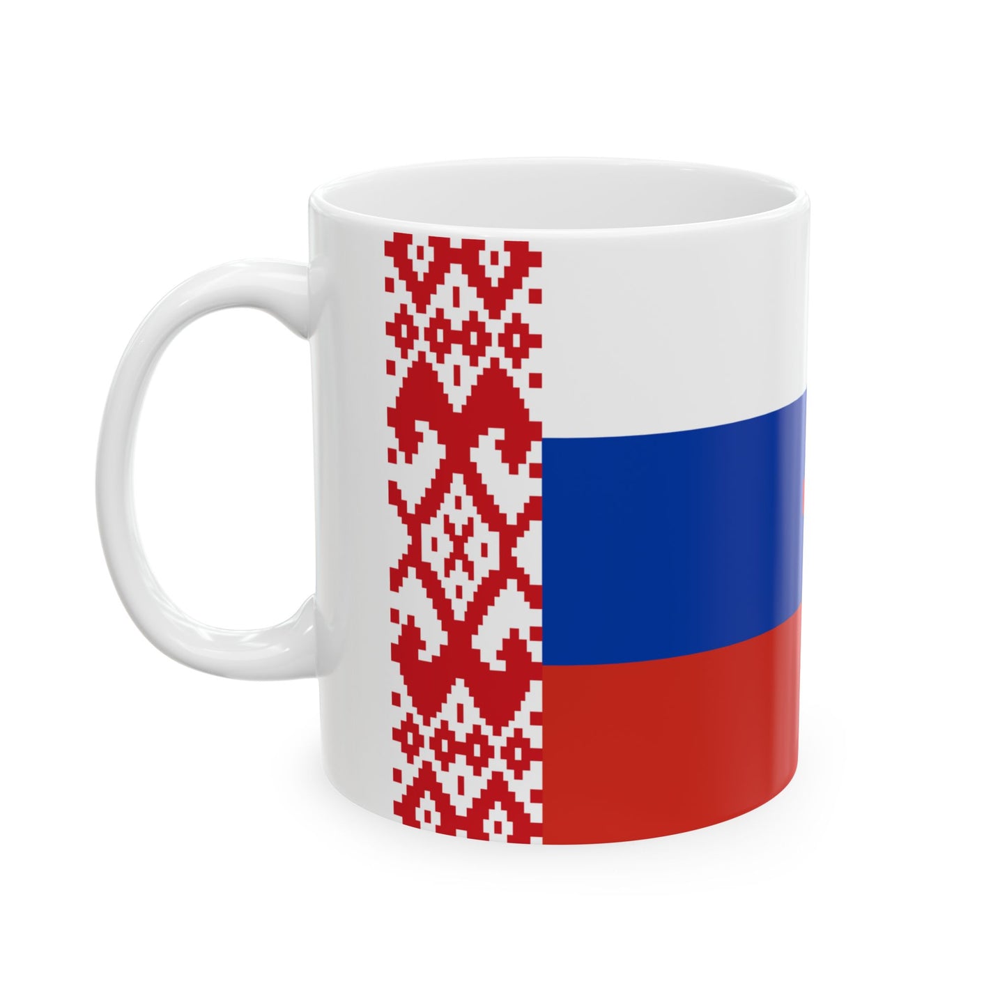 Lang-ru (Belarus) White Coffee Mug-Go Mug Yourself