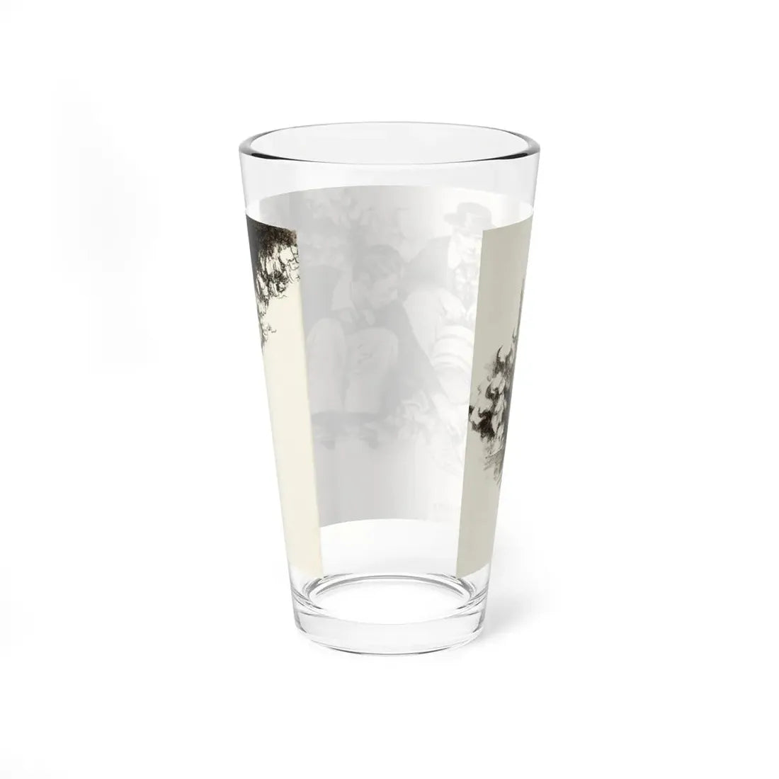 Language for Daily Use Illustration (World Book Company, undated) _ 6 - Pint Glass 16oz - Go Mug Yourself