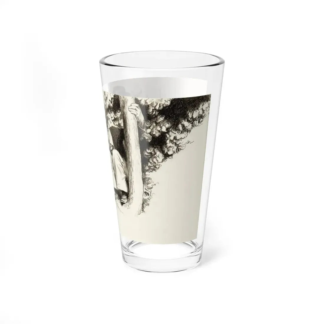 Language for Daily Use Illustration (World Book Company, undated) _ 6 - Pint Glass 16oz - Go Mug Yourself