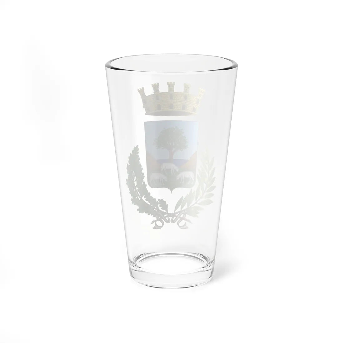 Lanusei-Stemma (Italy) (Coat of Arms) Pint Glass 16oz - Go Mug Yourself