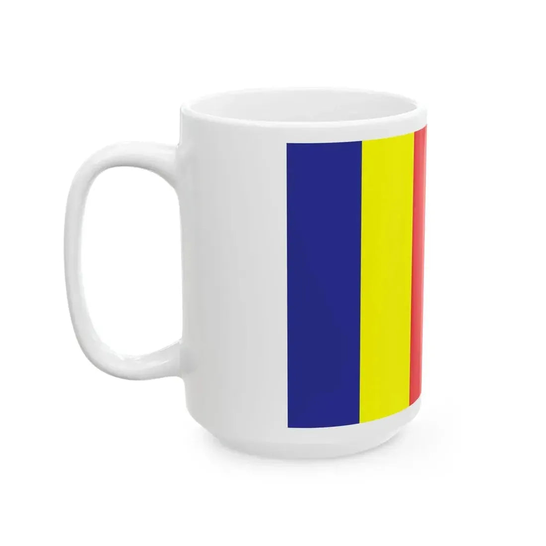 Lao buddhist flag (Laos) White Coffee Mug - Go Mug Yourself