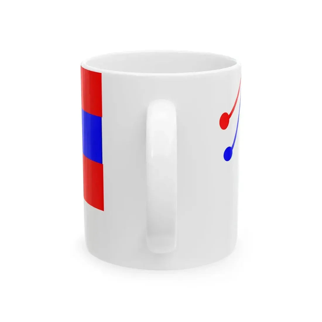 Lao tricolor (Laos) White Coffee Mug - Go Mug Yourself