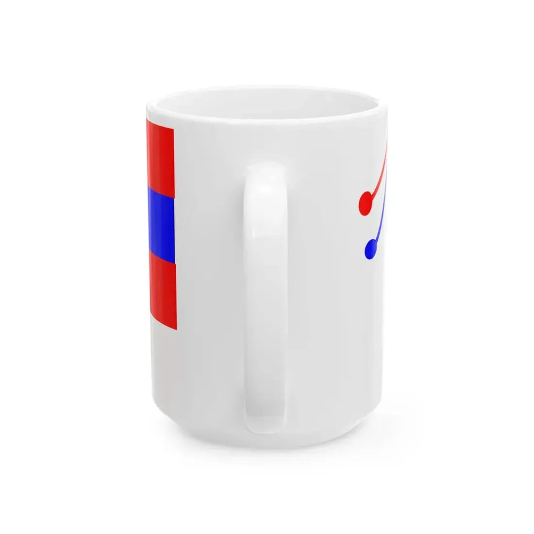 Lao tricolor (Laos) White Coffee Mug - Go Mug Yourself