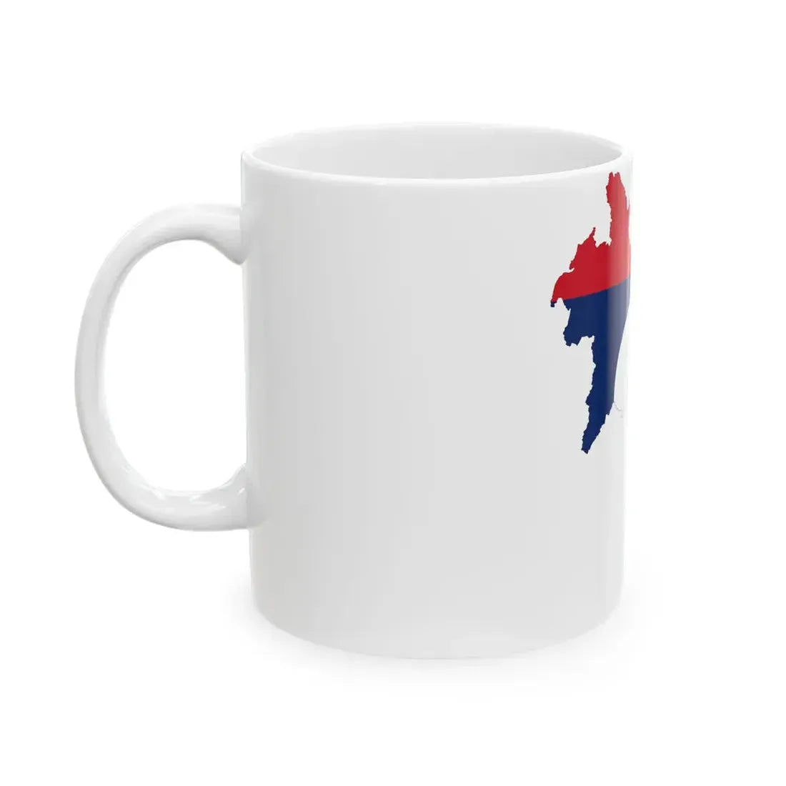 Laos-Flagmap (Laos) White Coffee Mug - Go Mug Yourself