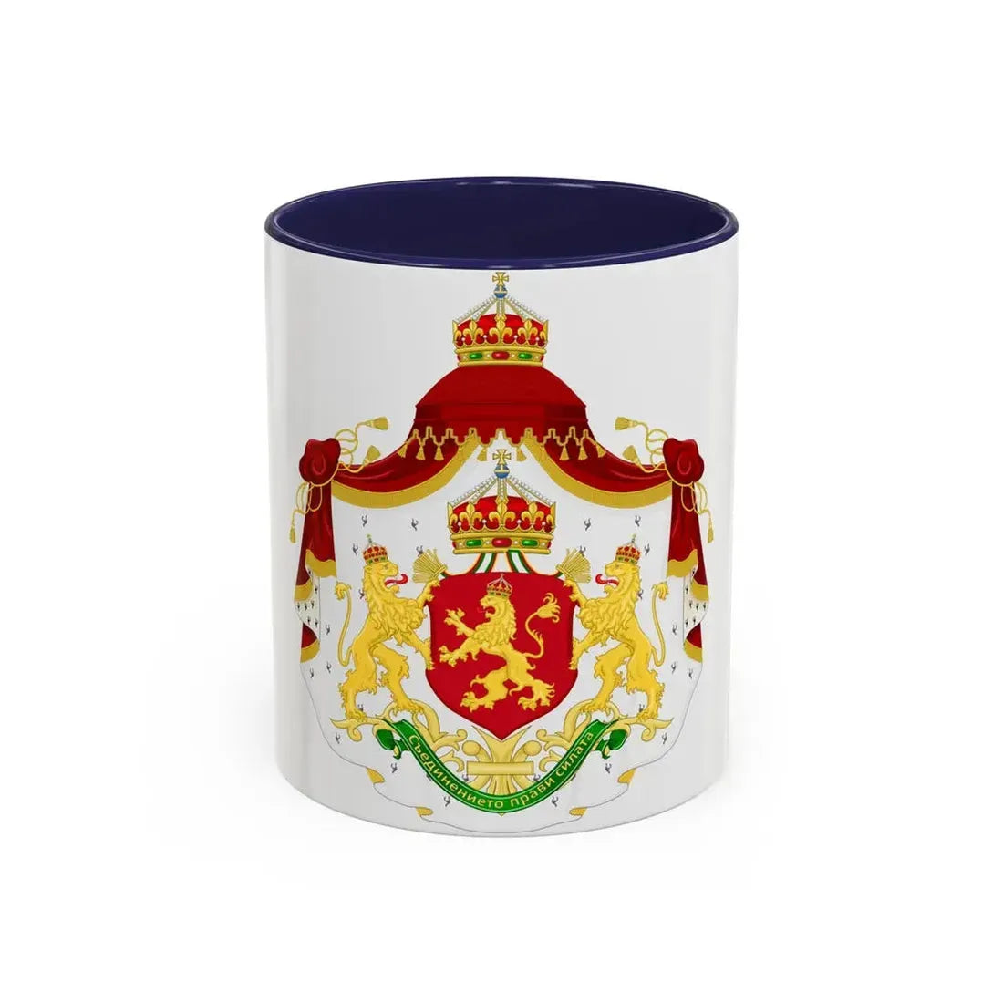 Larger State Achievement of Bulgaria 1908-1946 - Accent Coffee Mug 11oz Navy - Go Mug Yourself