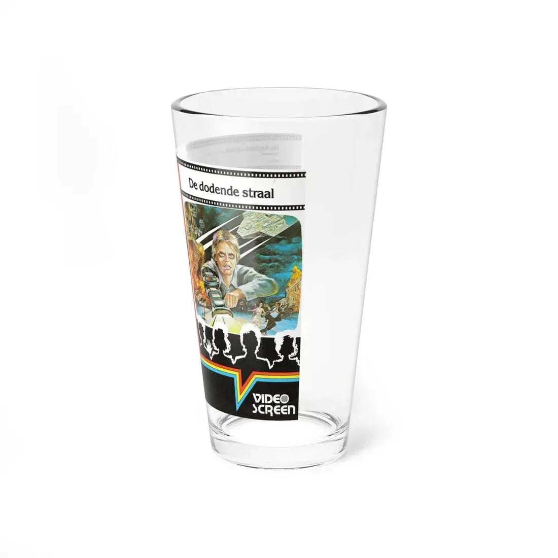 LASERBLAST (VHS COVER) Pint Glass 16oz - Go Mug Yourself