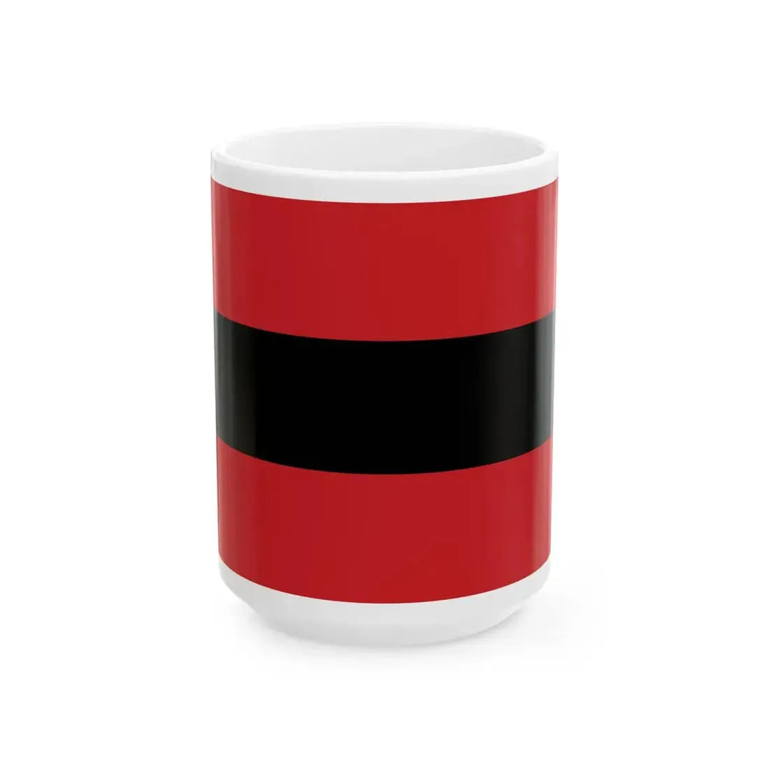 Latin usually Albanian Merchant Flag 1453-1793 (Albania) White Coffee Mug 15oz - Go Mug Yourself