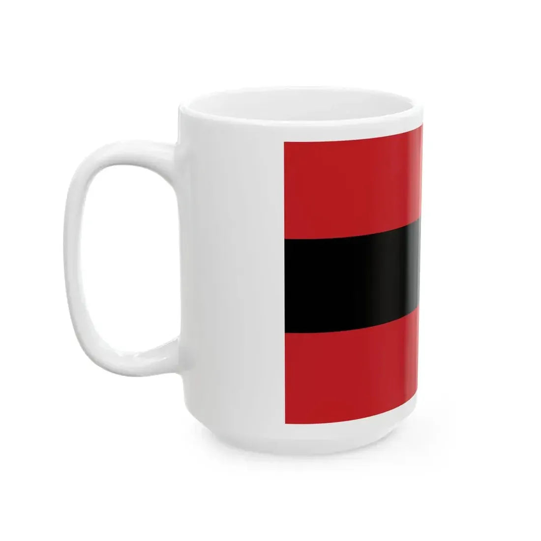 Latin usually Albanian Merchant Flag 1453-1793 (Albania) White Coffee Mug - Go Mug Yourself
