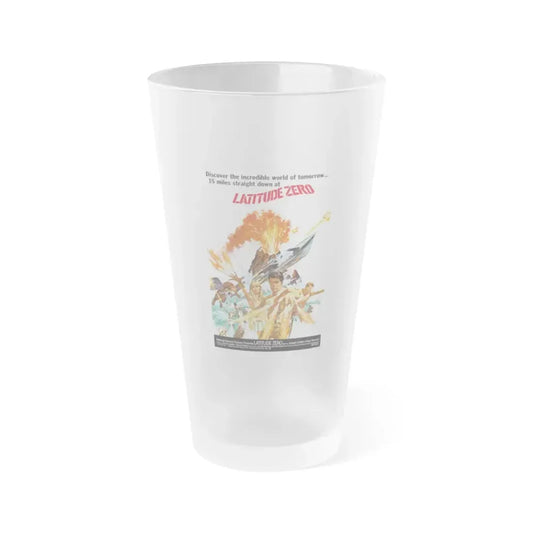 LATITUDE ZERO (2) 1969 Movie Poster - Frosted Pint Glass 16oz 16oz Frosted - Go Mug Yourself