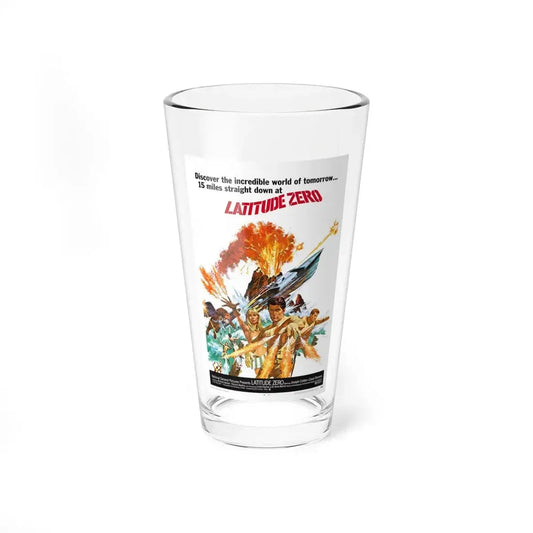 LATITUDE ZERO (2) 1969 Movie Poster - Pint Glass 16oz 16oz - Go Mug Yourself