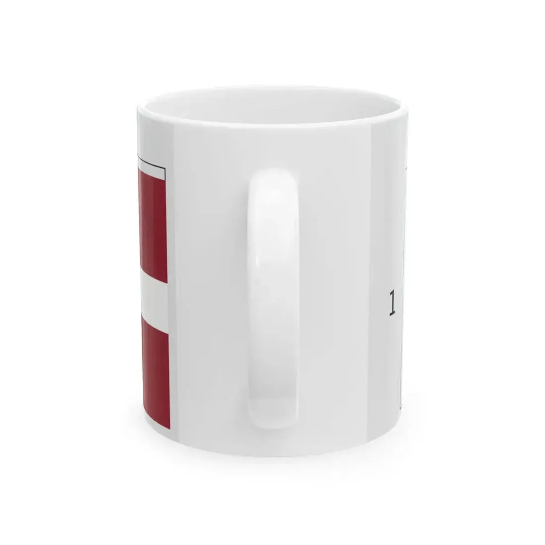 Latvijas karogs proporcijas (Latvia) White Coffee Mug - Go Mug Yourself