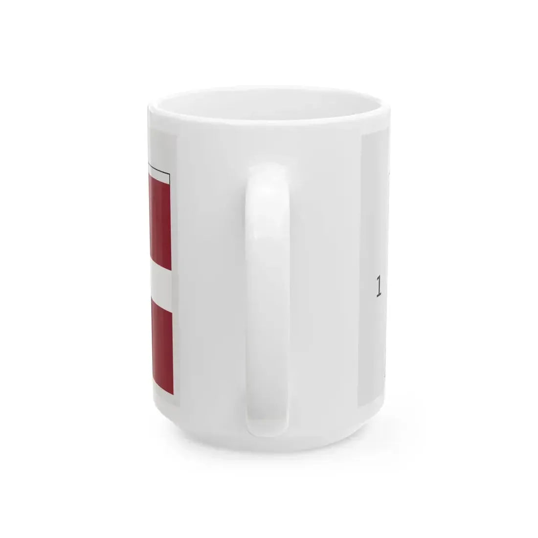 Latvijas karogs proporcijas (Latvia) White Coffee Mug - Go Mug Yourself