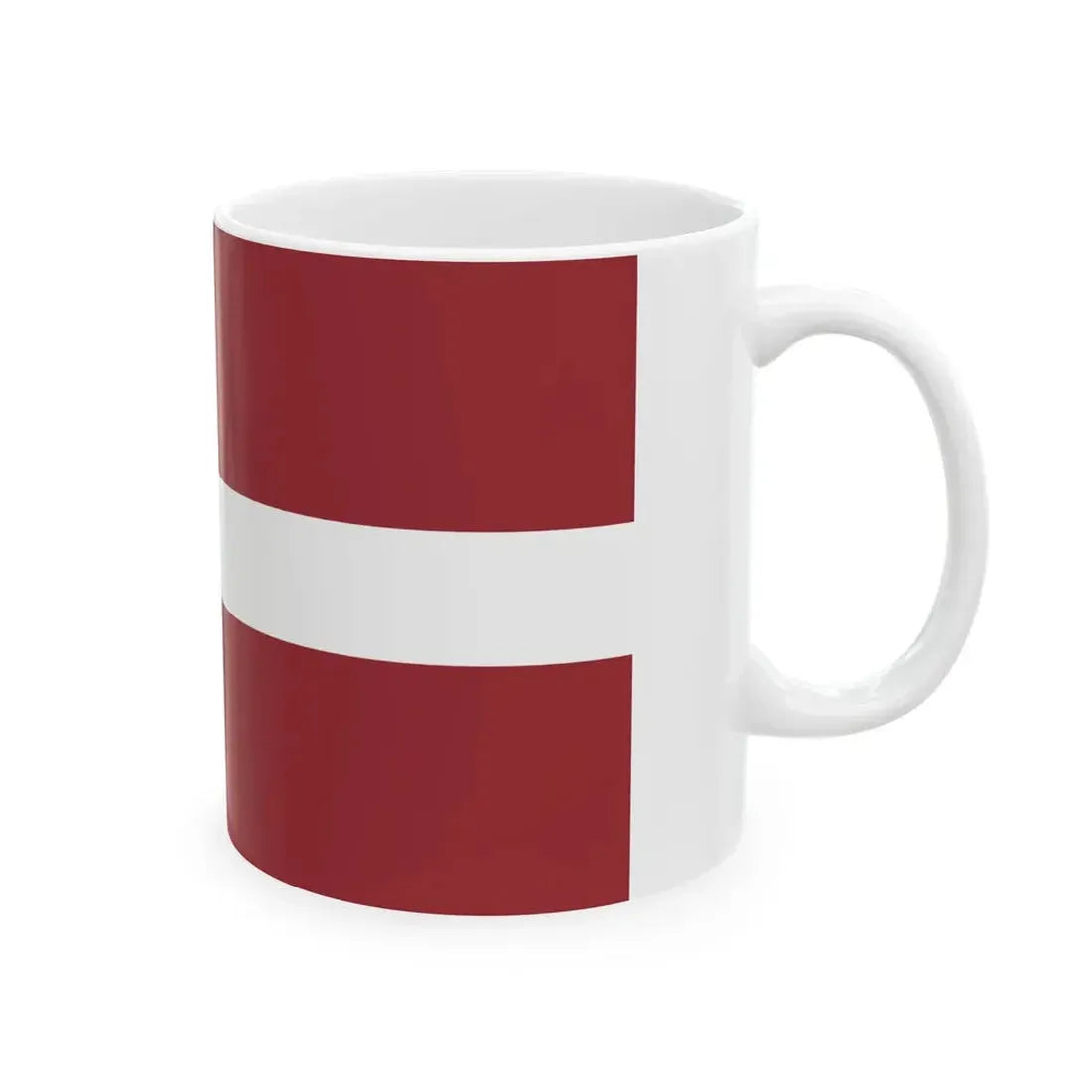 Latvijas Republika Latvia 16-9 (Latvia) White Coffee Mug - Go Mug Yourself