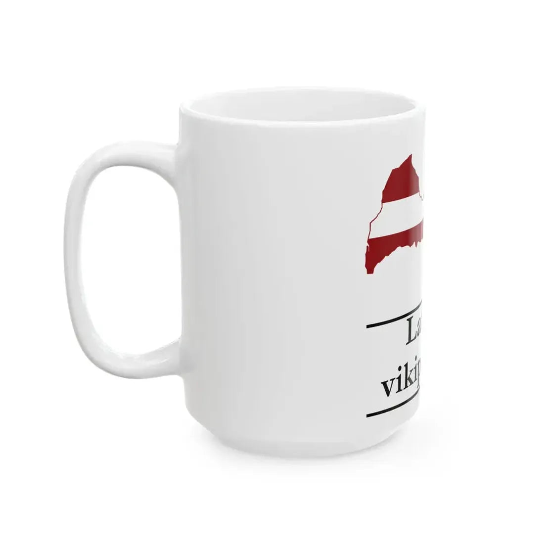 Latvijas vikiprojekta logo (Latvia) White Coffee Mug - Go Mug Yourself
