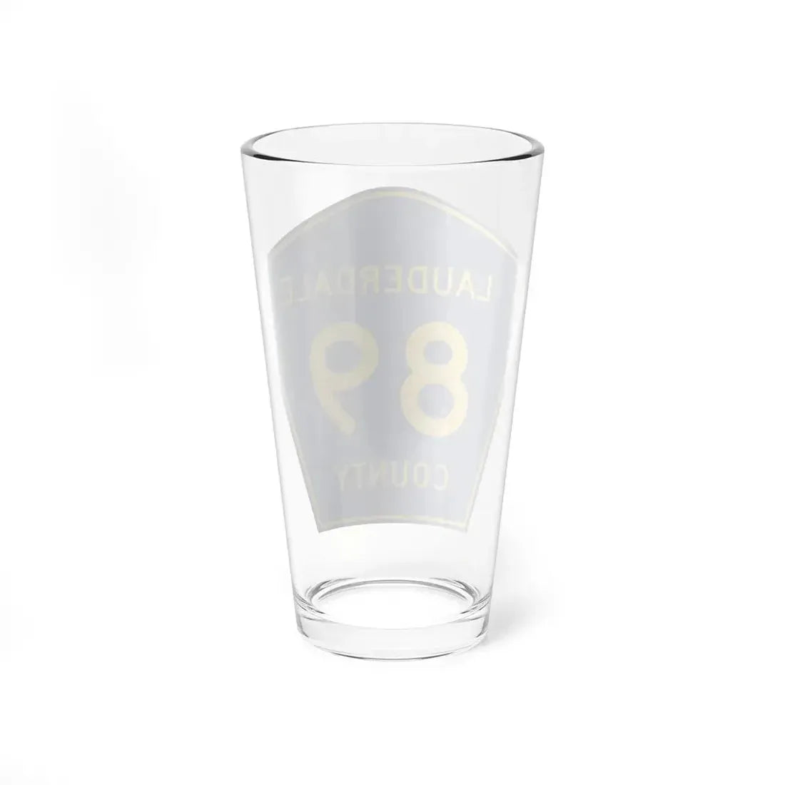 Lauderdale County Route 89 AL (Alabama) (Road Sign) Pint Glss 16oz - Go Mug Yourself