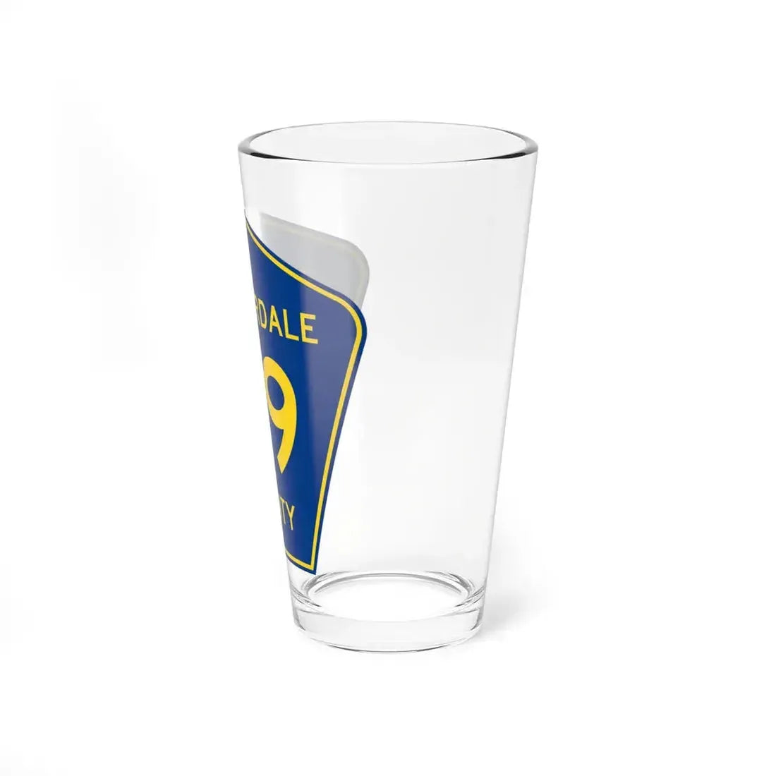 Lauderdale County Route 89 AL (Alabama) (Road Sign) Pint Glss 16oz - Go Mug Yourself