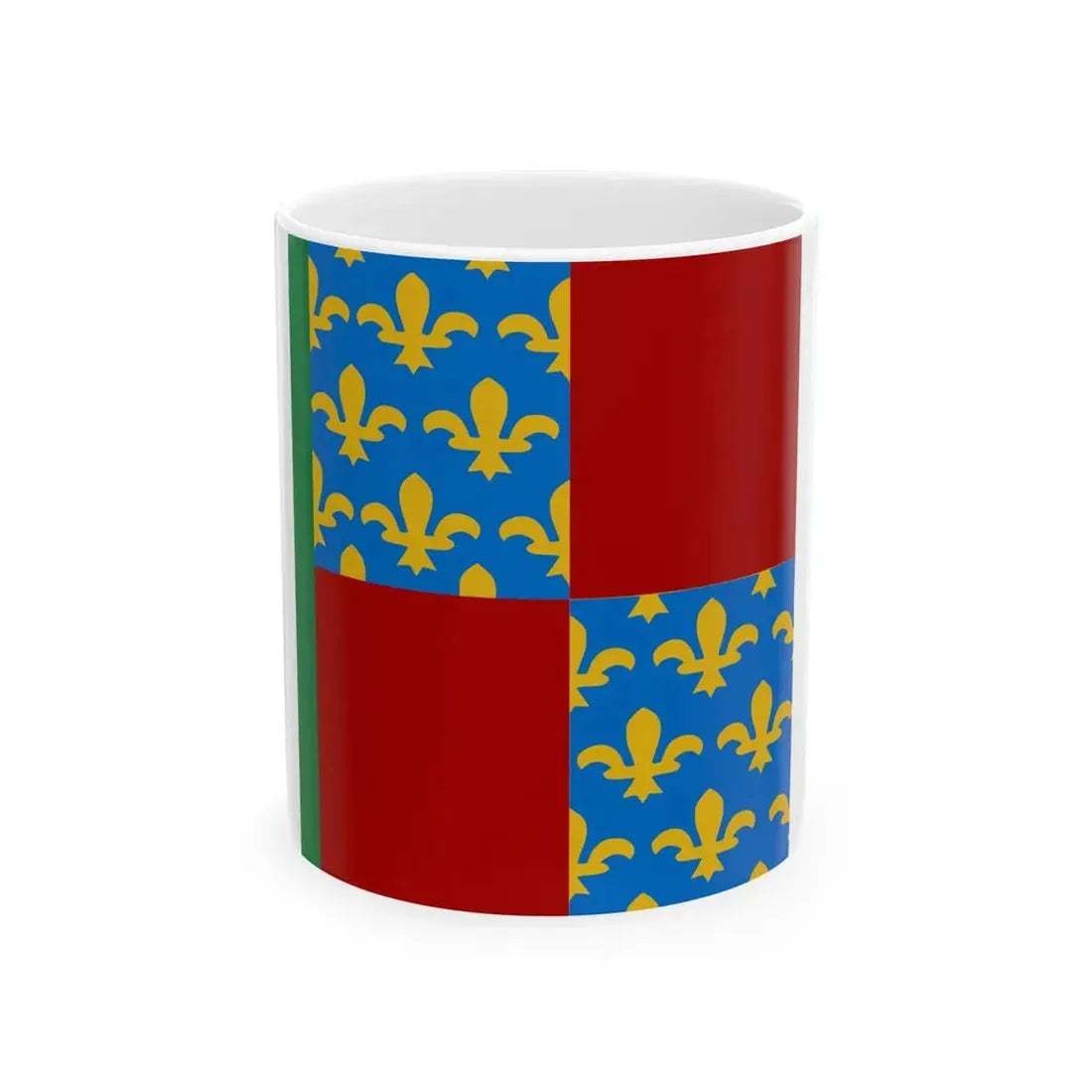 Lauelet die conyncstauell van Vrancrijc (Netherlands) White Coffee Mug 11oz - Go Mug Yourself