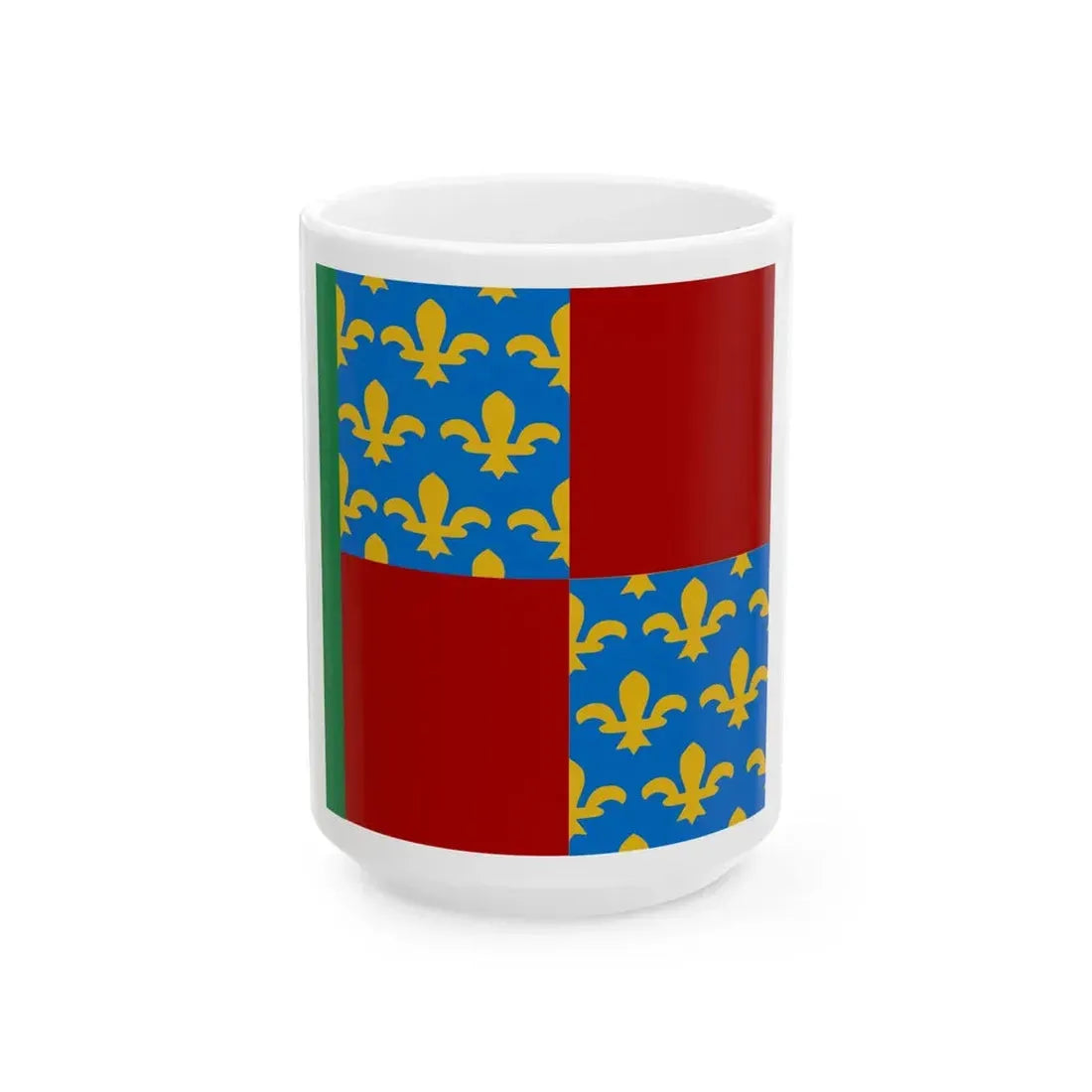 Lauelet die conyncstauell van Vrancrijc (Netherlands) White Coffee Mug 15oz - Go Mug Yourself