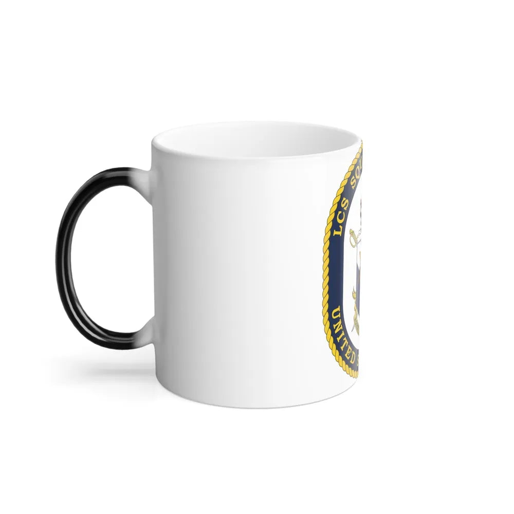 LCS Littoral Combat Ship LCS Squadron TWO (U.S. Navy) Color Changing Mug 11oz-Go Mug Yourself