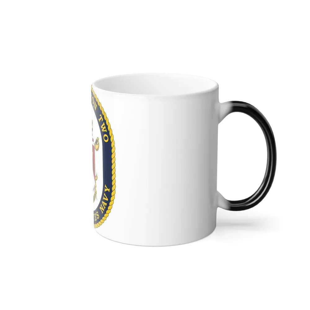 LCS Littoral Combat Ship LCS Squadron TWO (U.S. Navy) Color Changing Mug 11oz-Go Mug Yourself