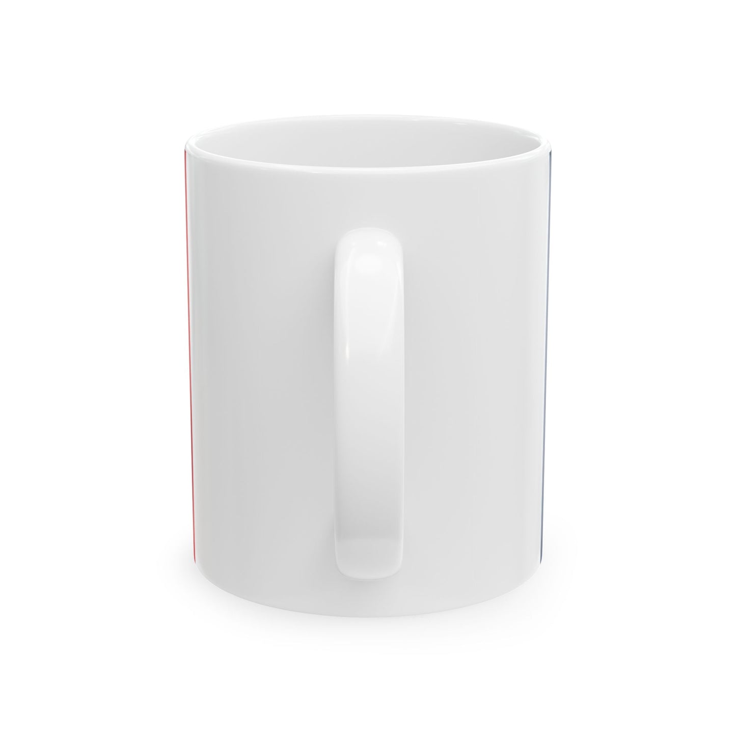 Lebanese French flag (Belgium) White Coffee Mug-Go Mug Yourself