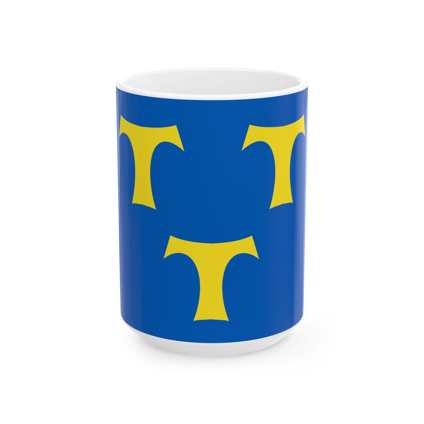 Lede vlag (Belgium) White Coffee Mug-15oz-Go Mug Yourself
