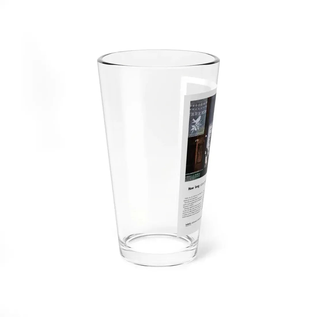 Lederle Laboratories ad, This Week Magazine, October 5, 1952 - Pint Glass 16oz - Go Mug Yourself
