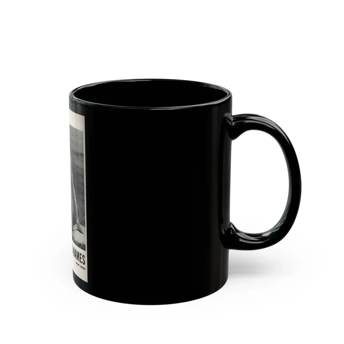 Lee Wilson #06 - Reverseside of back cover 1 B&W Photo from PHOTO Digest Mag. November '53 (Vintage Female Icon) Black Coffee Mug - Go Mug Yourself