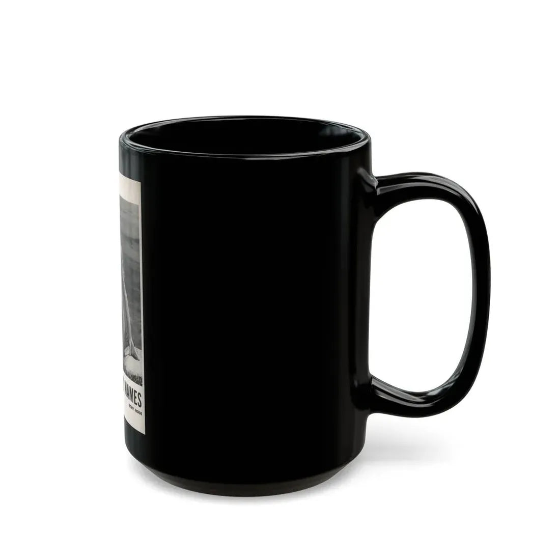 Lee Wilson #06 - Reverseside of back cover 1 B&W Photo from PHOTO Digest Mag. November '53 (Vintage Female Icon) Black Coffee Mug - Go Mug Yourself