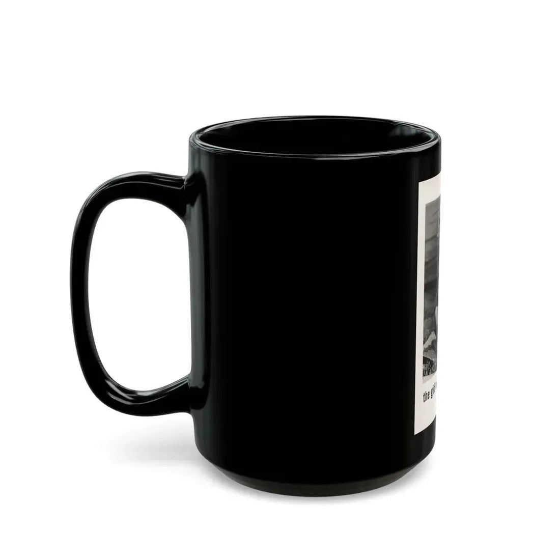 Lee Wilson #06 - Reverseside of back cover 1 B&W Photo from PHOTO Digest Mag. November '53 (Vintage Female Icon) Black Coffee Mug - Go Mug Yourself