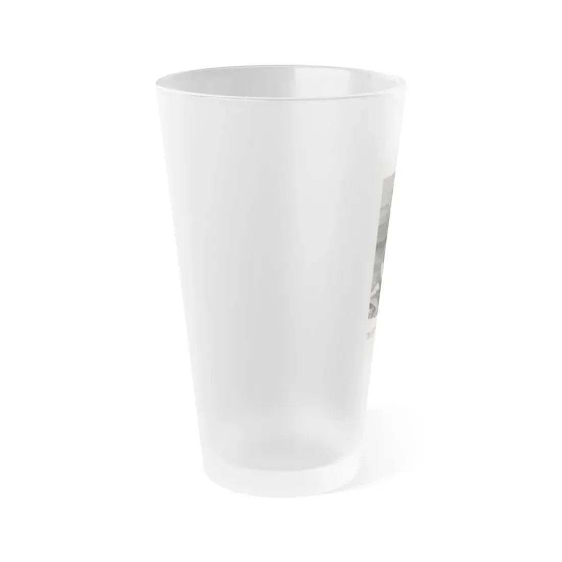 Lee Wilson #06 - Reverseside of back cover 1 B&W Photo from PHOTO Digest Mag. November '53 (Vintage Female Icon) Frosted Pint Glass 16oz - Go Mug Yourself