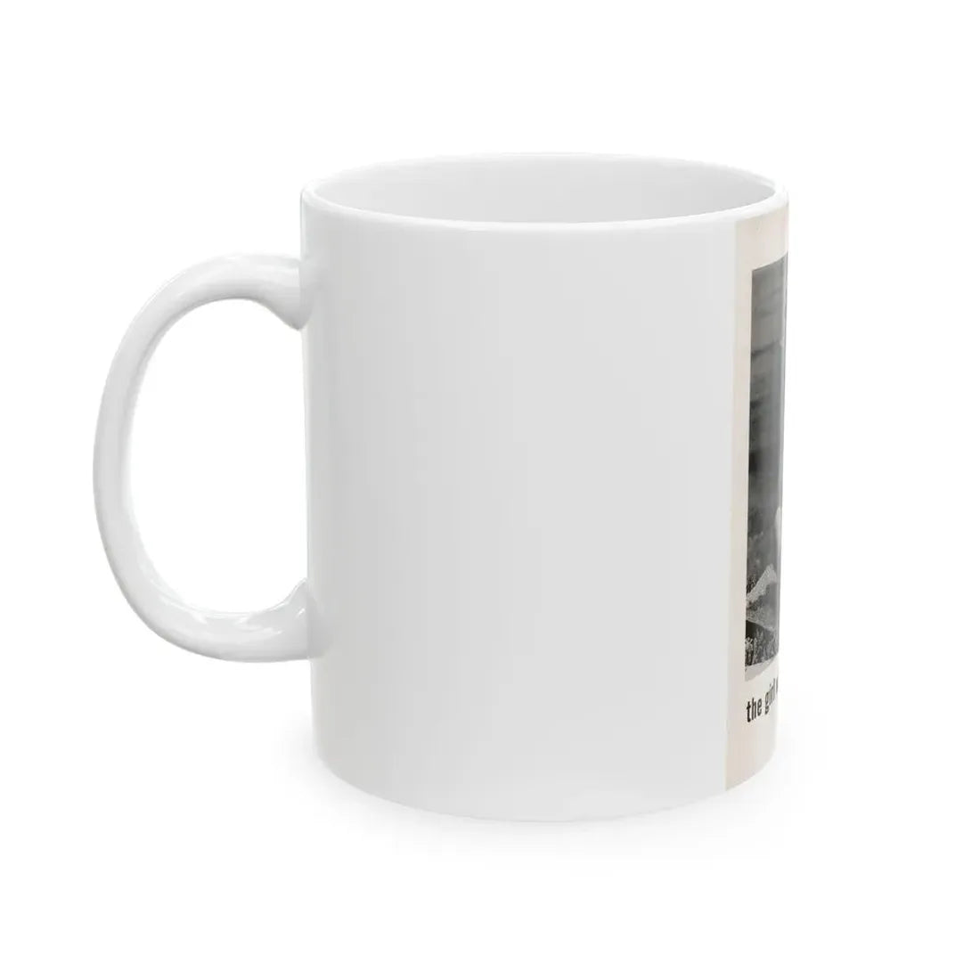 Lee Wilson #06 - Reverseside of back cover 1 B&W Photo from PHOTO Digest Mag. November '53 (Vintage Female Icon) White Coffee Mug - Go Mug Yourself