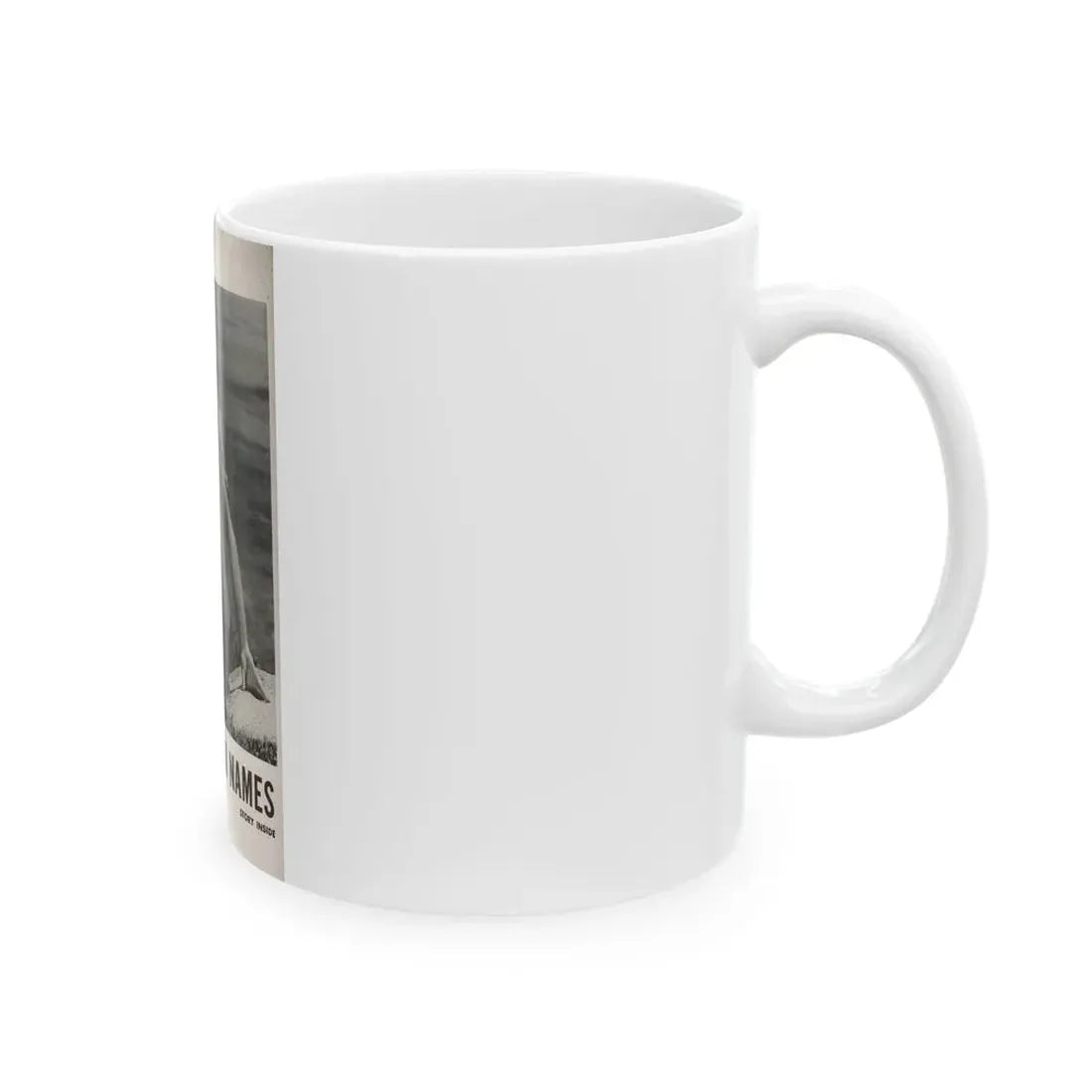 Lee Wilson #06 - Reverseside of back cover 1 B&W Photo from PHOTO Digest Mag. November '53 (Vintage Female Icon) White Coffee Mug - Go Mug Yourself