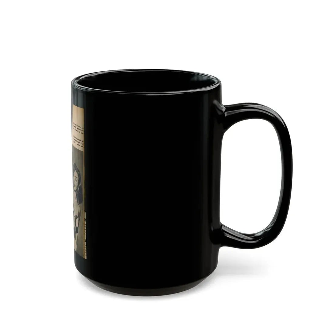 Lee Wilson #13 - Pages 5 of 5 Featuring, Lee+2 B&W Photos from TAB Digest Mag. October '54 (Vintage Female Icon) Black Coffee Mug - Go Mug Yourself