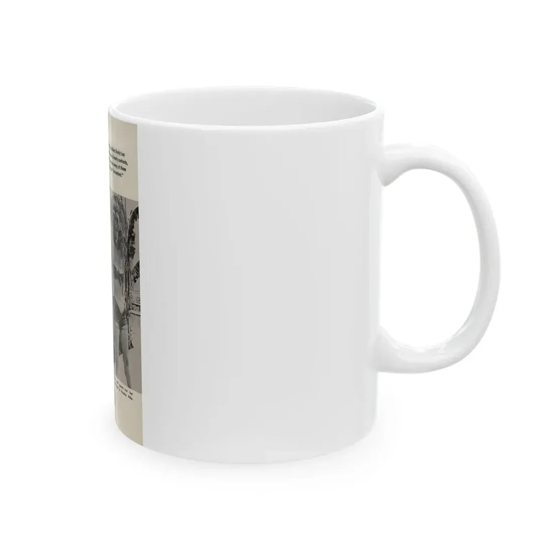 Lee Wilson #19 - Pages 1 of 1 Featuring, Lee+3 B&W Photos from PICTURE SCOPE Digest Mag. May '57 (Vintage Female Icon) White Coffee Mug - Go Mug Yourself