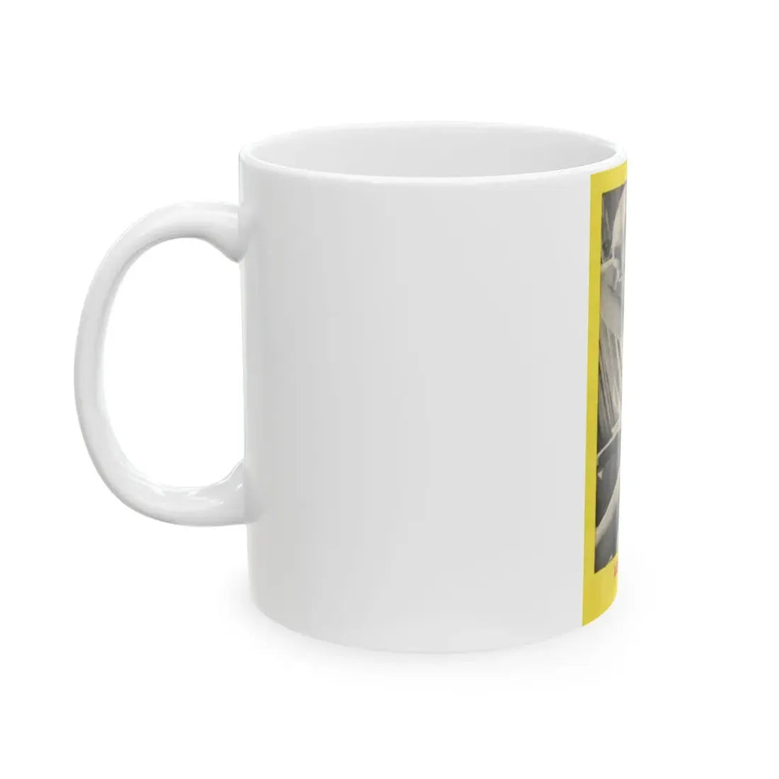 Lee Wilson #20 - Lee on back of PICTURE SCOPE Digest Mag. May '57 (Vintage Female Icon) White Coffee Mug - Go Mug Yourself
