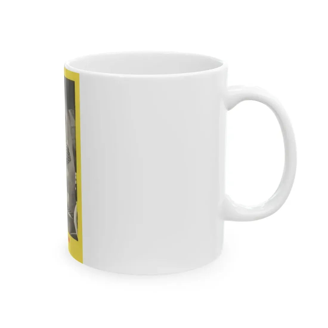 Lee Wilson #20 - Lee on back of PICTURE SCOPE Digest Mag. May '57 (Vintage Female Icon) White Coffee Mug - Go Mug Yourself