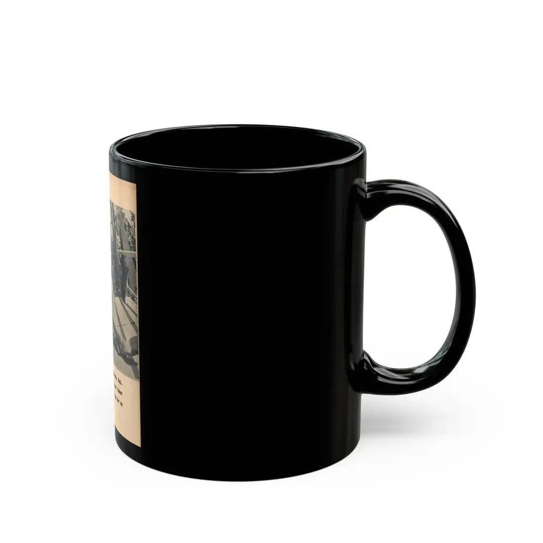 Lee Wilson #23 - Pages 5 of 5 Featuring, Lee+1 B&W Photo & Caption from EYE Digest Mag. Nov. '54 (Vintage Female Icon) Black Coffee Mug - Go Mug Yourself
