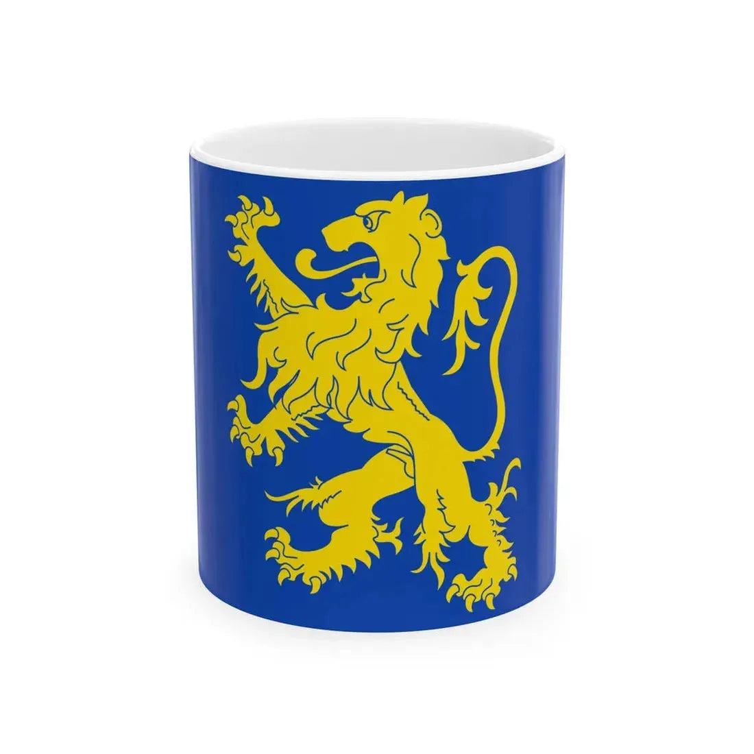 Leeuwarden vlag 2014 (Netherlands) White Coffee Mug 11oz - Go Mug Yourself