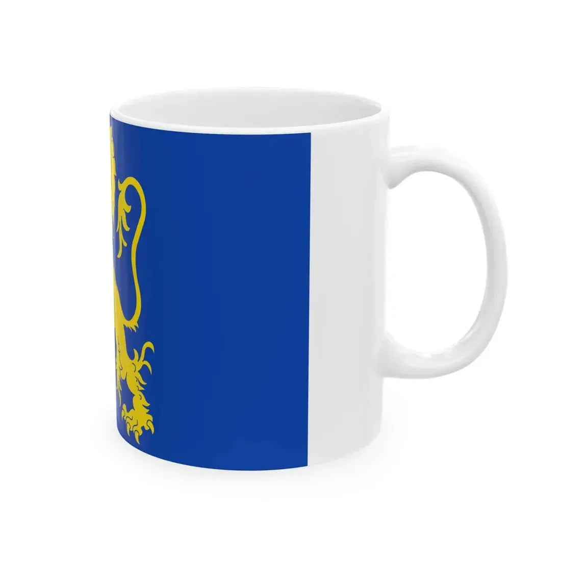 Leeuwarden vlag 2014 (Netherlands) White Coffee Mug - Go Mug Yourself