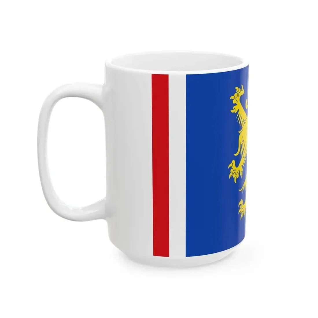 Leeuwarden vlag 2014 (Netherlands) White Coffee Mug - Go Mug Yourself