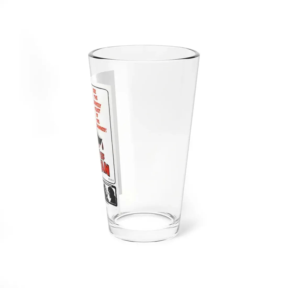 LEGACY OF SATAN + BLOOD 1974 Movie Poster - Pint Glass 16oz - Go Mug Yourself