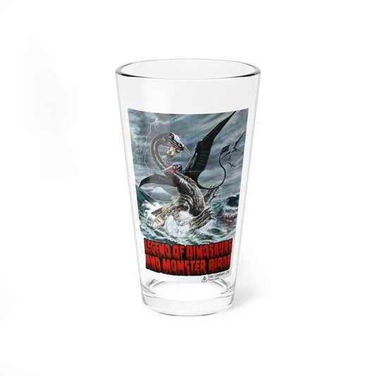 LEGEND OF DINOSAURS AND MONSTER BIRDS 1977 Movie Poster - Pint Glass 16oz 16oz - Go Mug Yourself