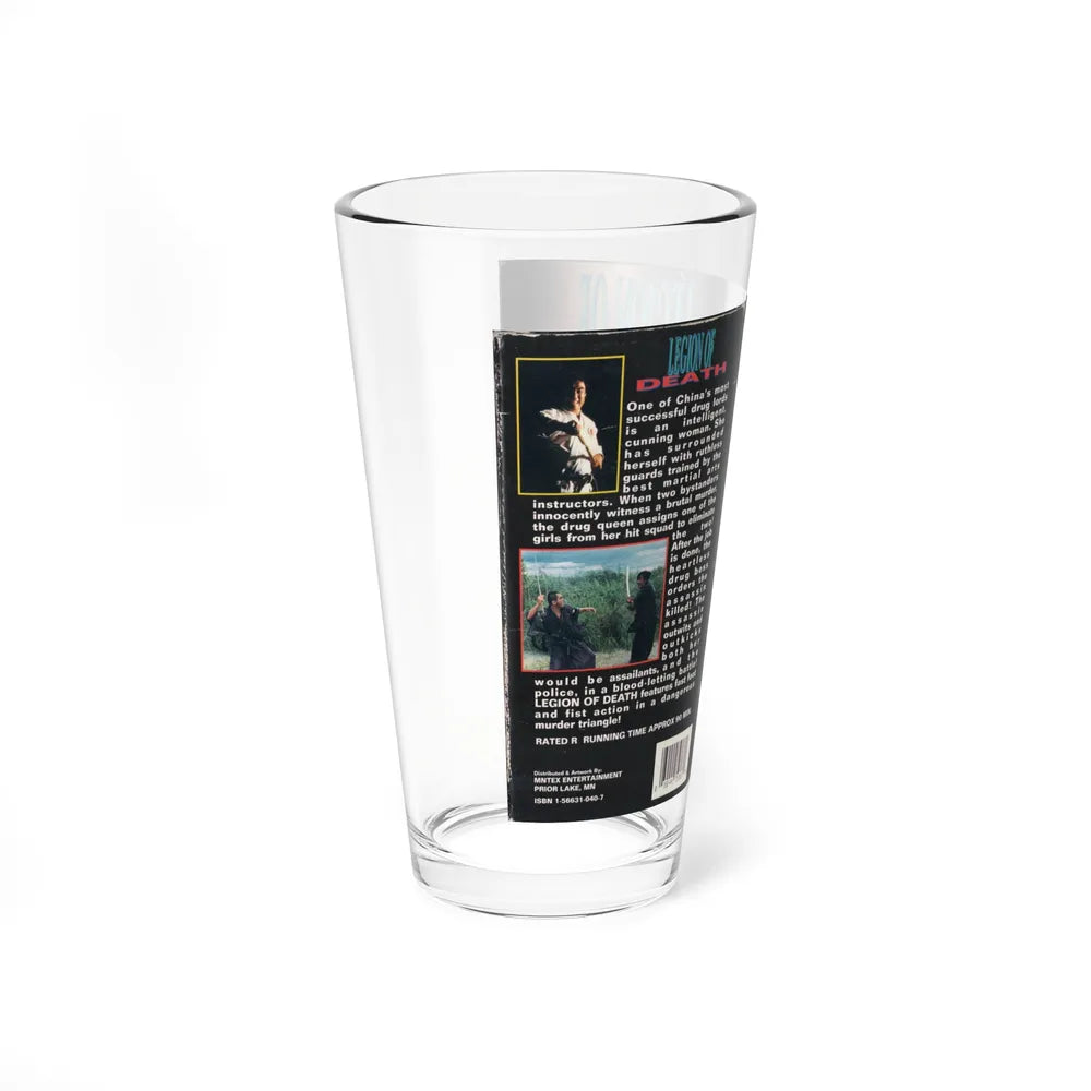 LEGION OF DEATH (VHS COVER) Pint Glass 16oz - Go Mug Yourself