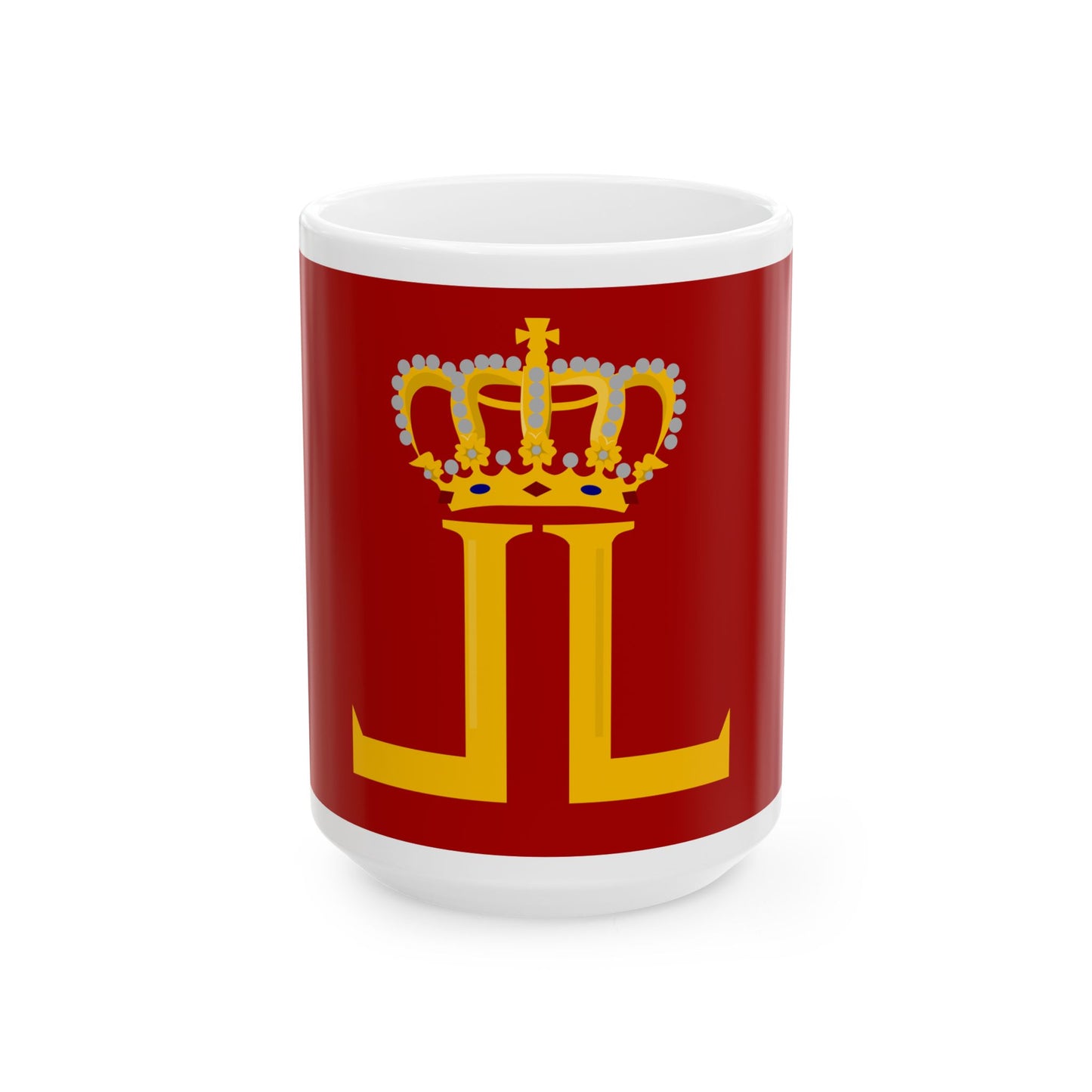 Leopoldsburg vlag (Belgium) White Coffee Mug-15oz-Go Mug Yourself
