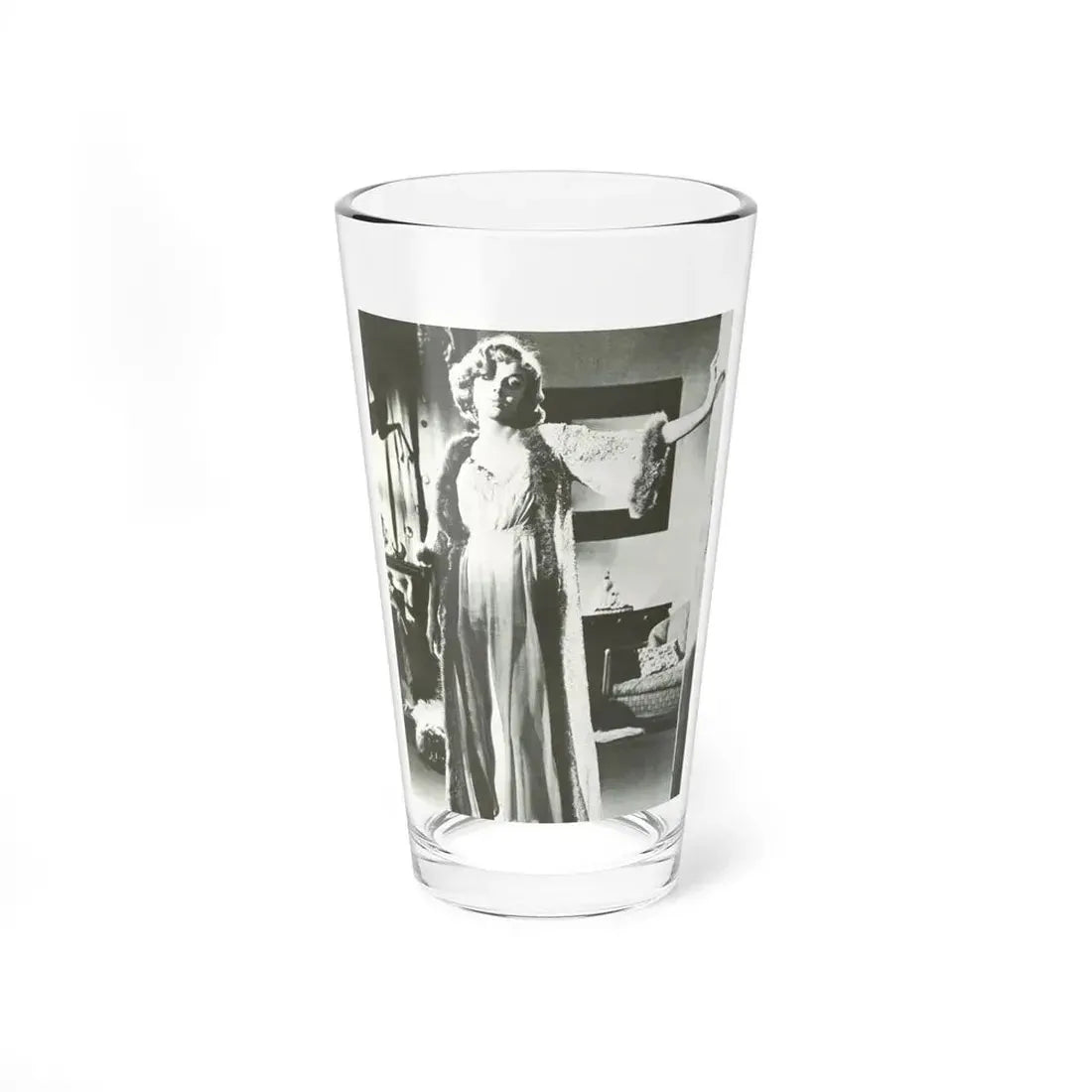 Leslie Parrish #04 (Vintage Female Icon) Pint Glass 16oz 16oz - Go Mug Yourself