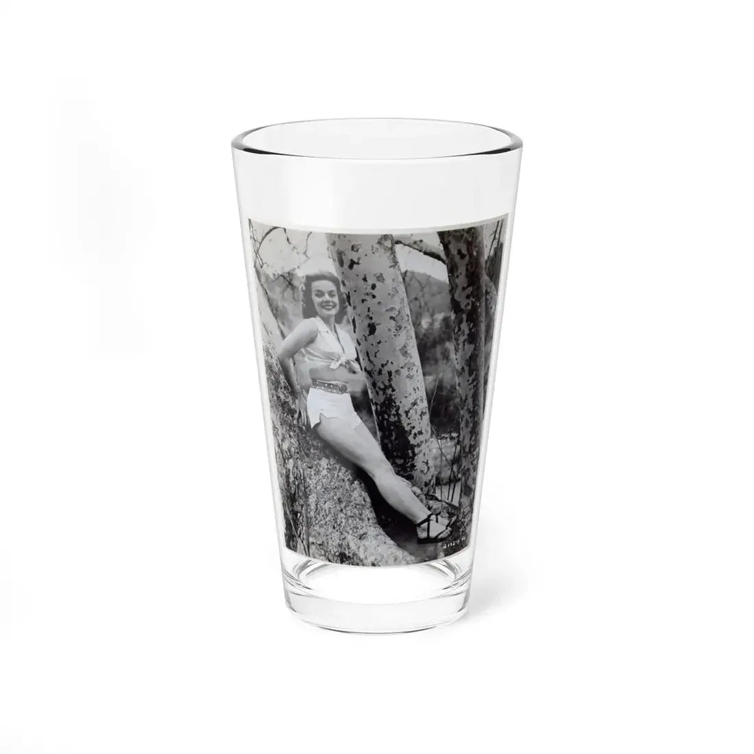 Leslie Parrish #125 (Vintage Female Icon) Pint Glass 16oz 16oz - Go Mug Yourself