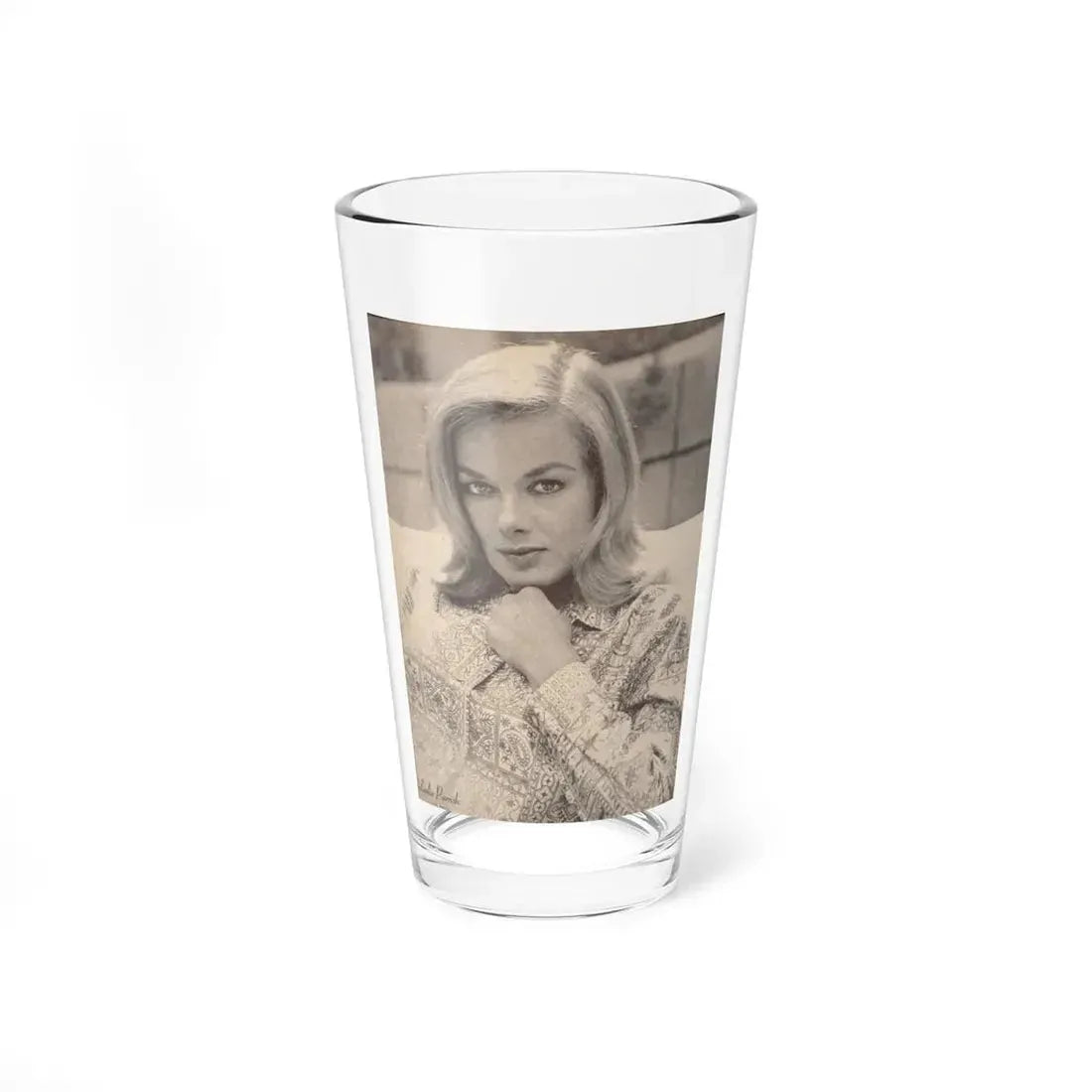 Leslie Parrish #139 (Vintage Female Icon) Pint Glass 16oz 16oz - Go Mug Yourself