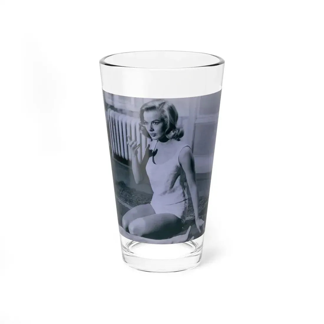 Leslie Parrish #182 (Vintage Female Icon) Pint Glass 16oz 16oz - Go Mug Yourself