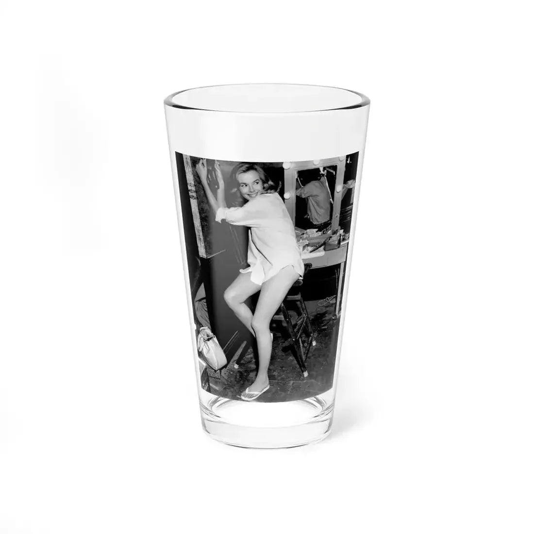 Leslie Parrish #183 (Vintage Female Icon) Pint Glass 16oz 16oz - Go Mug Yourself